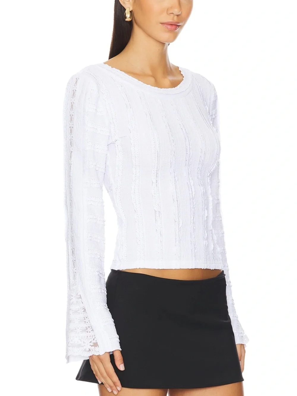 Reversible Free People Rocky Long Sleeve Top